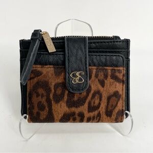 Jessica Simpson Leopard Print Key Card Holder